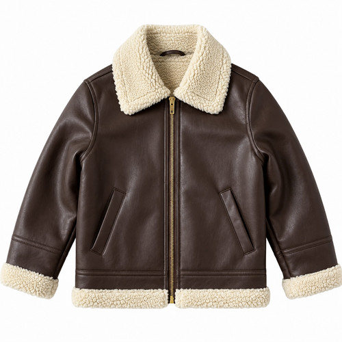 Men brown faux - men’s, leather