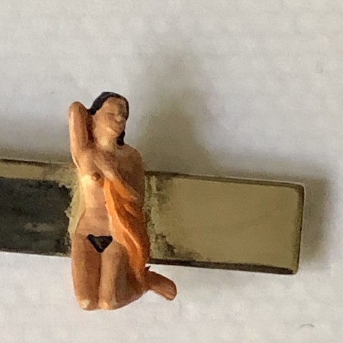 Vtg retro men tie clip - vtg,