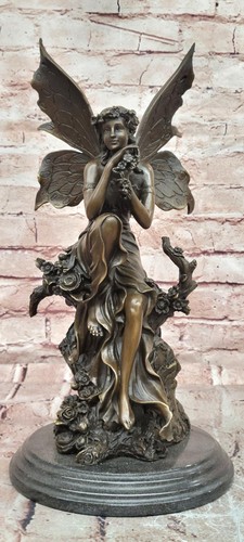 Art nouveau bronze fairy - art,