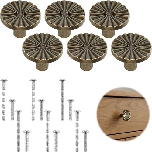 6pcs antique brass drawer - 6pcs,