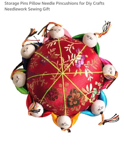 Chinese pin cushion red - chinese,