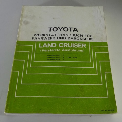 Workshop manual toyota land - workshop,
