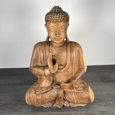 Large Wooden Buddha Statue