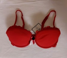 Beautiful Lasenza Red Plunge Bra.