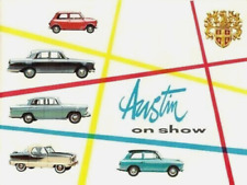 Austin Range 1959-1960 UK Market Foldout Brochure Mini A40 Metropolitan A55 A99