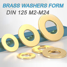 SOLID BRASS FLAT WASHERS TO