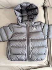 Baby boys black adidas puffer