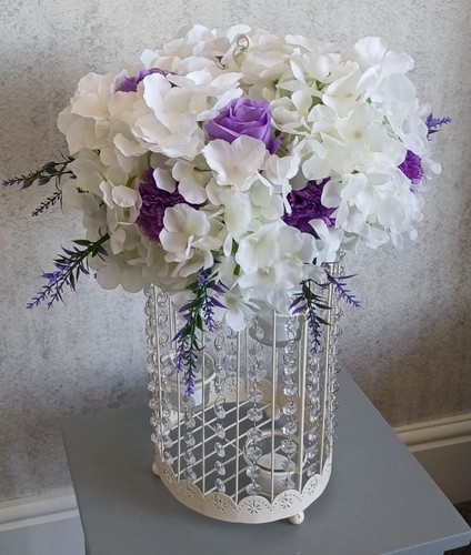 Large birdcage with tea lights - large,