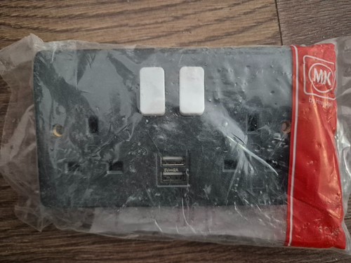 K2744gra double socket - mk,