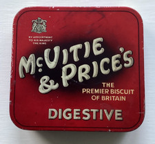 Vintage McVities Digestive Advertising Biscuit Tin Pre 1950’s