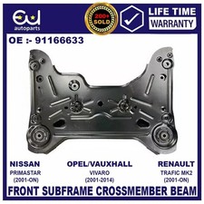 FRONT SUBFRAME CROSSMEMBER FOR RENAULT TRAFIC VAUXHALL VIVARO NISSAN PRIMASTAR