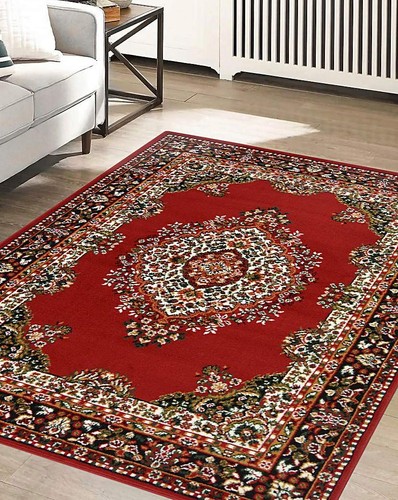 Traditional red rug classic - red,