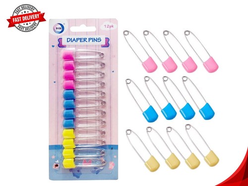 Pack baby diaper - 12-pack, pins
