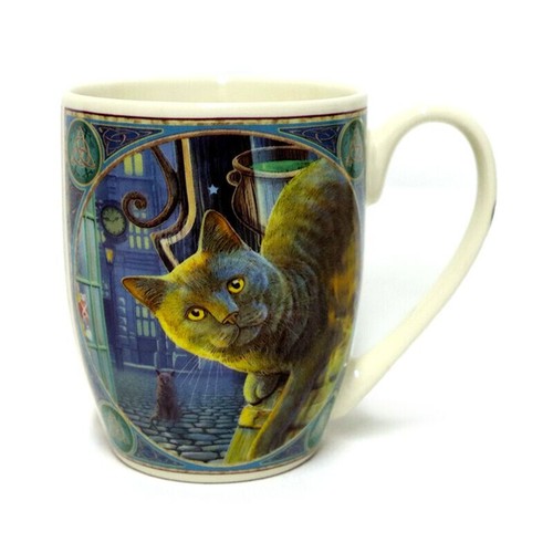 Rusty cauldron cat - rusty, porcelain