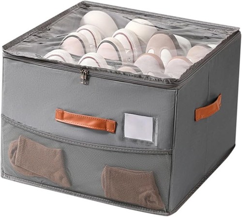 Shoe organizer box with - organizer,