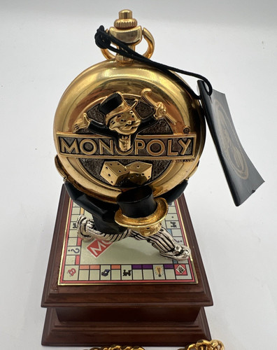 Vtg 1991 monopoly pocket watch - 1991,