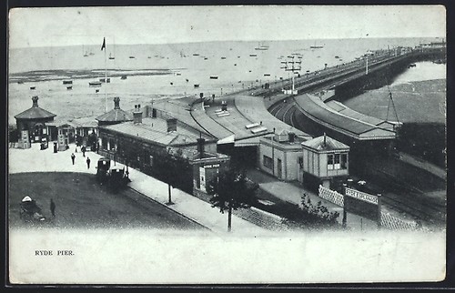 Postcard ryde pier panorama - ryde,