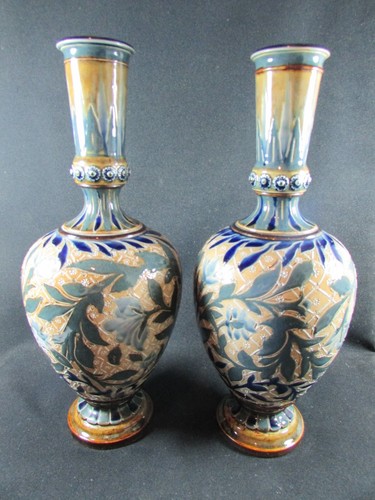 Pair doulton lambeth - pair,