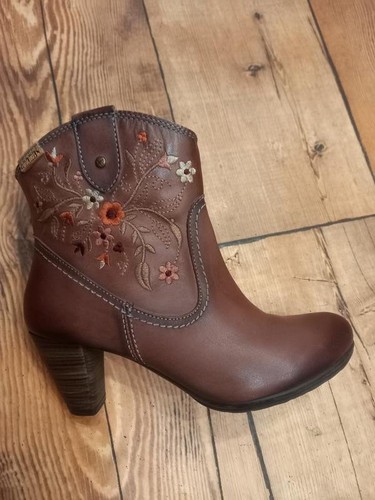 Women pikolinos boots burgundy - pikolinos,