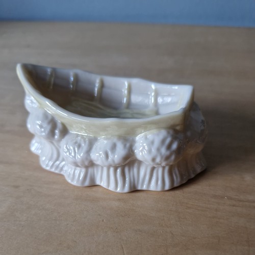 Belleek china model boat - belleek,