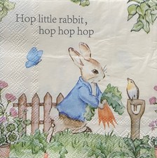 2 X Peter Rabbit 25x25cm