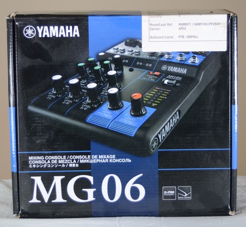 Yamaha mg06 channel analog - mg06,