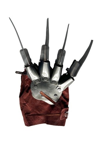 Adult freddy krueger - adult, glove
