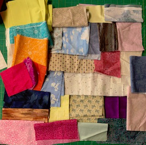 Branded fabric scrap bag - , (