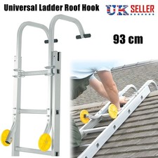 Universal Heavy Duty Aluminium Ladder Roof Hook With Wheel For Most Ladder 93CM