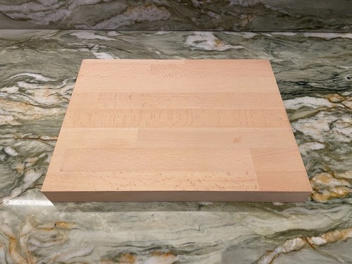Stunning thick wooden butchers - stunning,