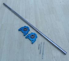 25mm Axle & Carriers Complete, 970mm,  Zip,Go Kart,TKM,Rotax,Prokart,Honda,Cadet