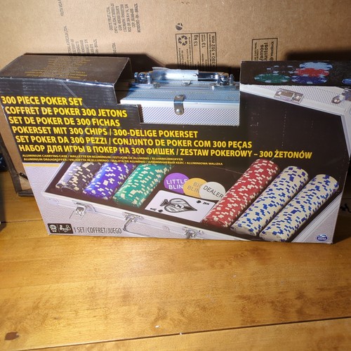 Poker set 300 pieces spin - poker,