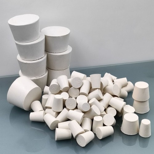 Sizes white rubber - white, stopper
