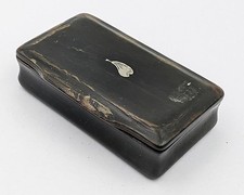 VICTORIAN HORN & WHITE METAL