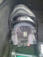 Large Shoei Neotec II modular motorcycle helmet