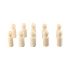 20x 35/43/55/65mm Wooden Doll Peg People Little Unfinished Painted DIY Craft Kid