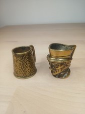 2 Brass Figures Tankard And