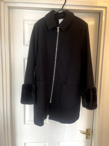 Black velvet and - fur, formal