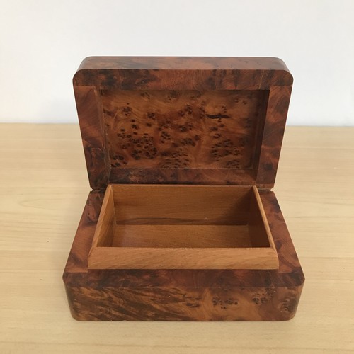 Small thuya wood - burr, lidded