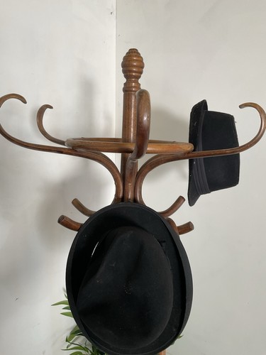 Vintage bentwood beech hat - vintage,