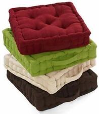 100% Cotton Covered Booster Cushion Thick Seat Pads Adults Chair/Armchair/Garden