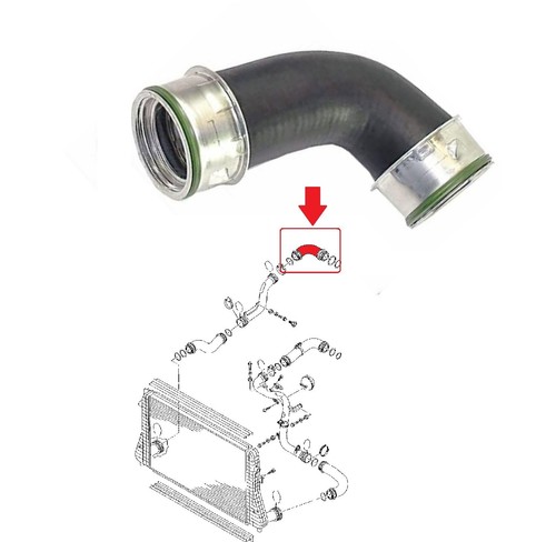 Intercooler pipe turbo - pipe, hose