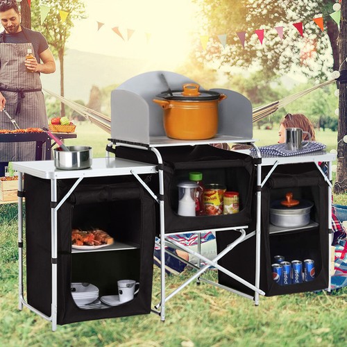 Camping kitchen cook table - camping,