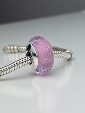 Pink Murano Glass Charm Bead