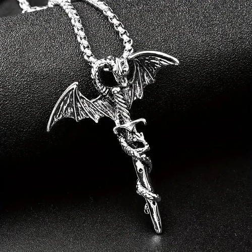 Dragon sword viking - dragon, pendant