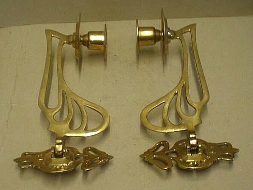 Vintage brass art - brass, nouveau