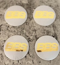 4x Stickers BBS Wheel Cap