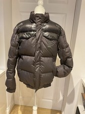 Hugo Boss Orange Jacket Men Size UK 40R Brown Blue Puffer Insulated Quilted