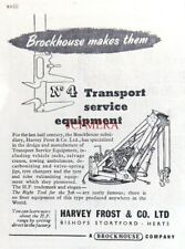 Brockhouse Engineers Transport Service Equipment ADVERT: Small 1954 Print 670/42