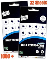 1000+ RING FILE FILING HOLE REINFORCER PAPER PAGE PUNCH SELF ADHESIVE STICKER